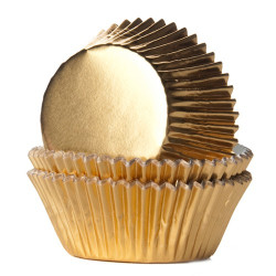 Muffinsformar Guld