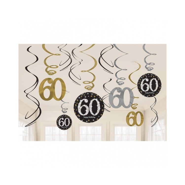 Swirl Dekoration 60 år