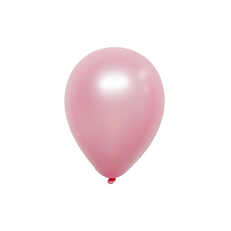 50 pack ballonger pärlemor rosa