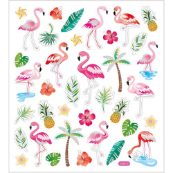 Klistermärken Flamingo