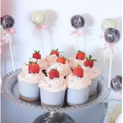 Muffinsform Cupcake Grå