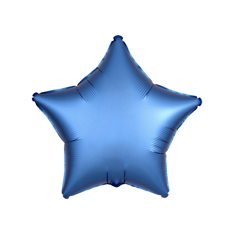 Folieballong Stjärna Mörkblå