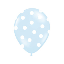 Ballonger Ljusblå Dots