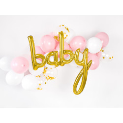 Folieballong Baby Guld