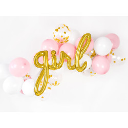 Folieballong Girl Guld