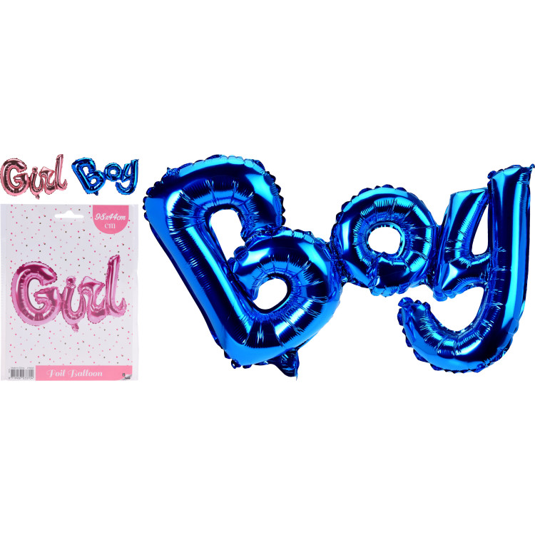 Folieballong Boy eller Girl