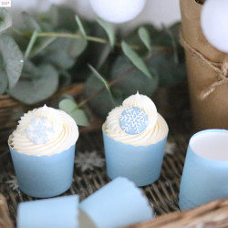Muffinsform Cupcake Ljusblå