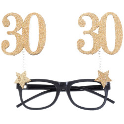 Glittriga glasögon 30 År