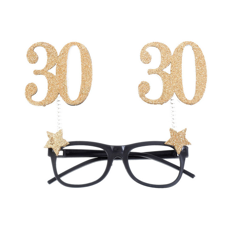 Glittriga glasögon 30 År