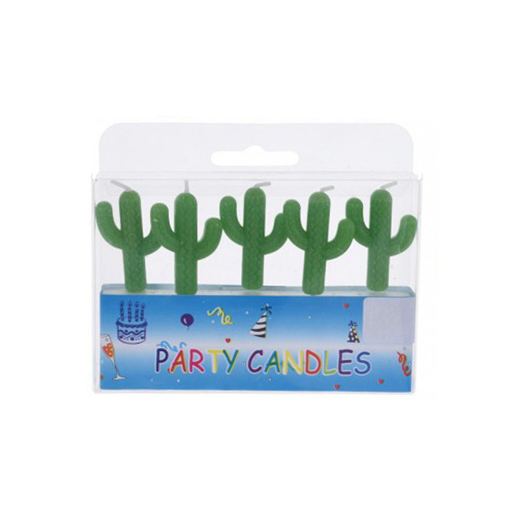 Tårtljus Kaktus 5-pack