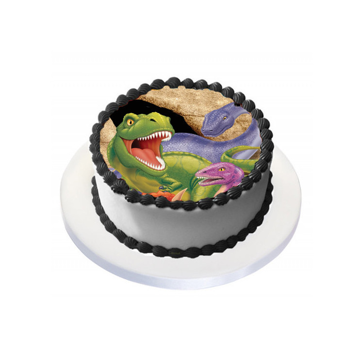 Tårtbild Dinosaurie