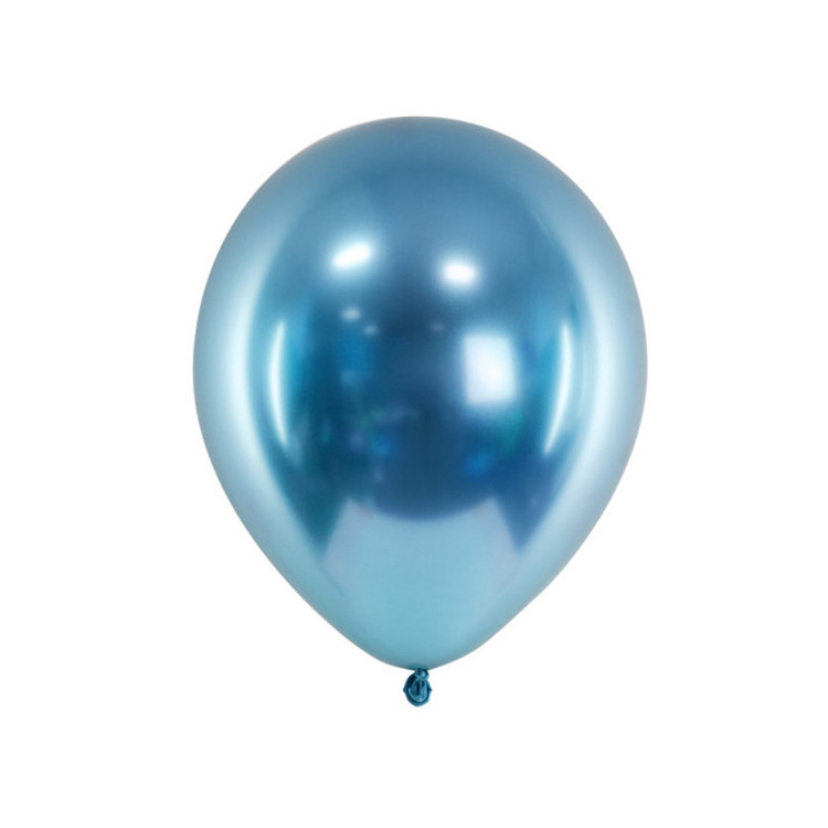 Chrome Ballonger Blå