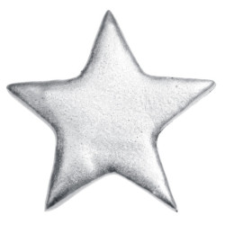 Dekoration Stjärnor Silver