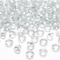 Diamantkonfetti Clear