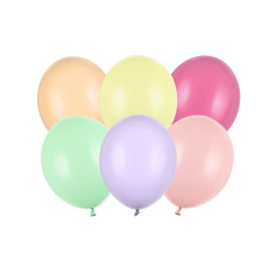 10 pack Pastellballonger