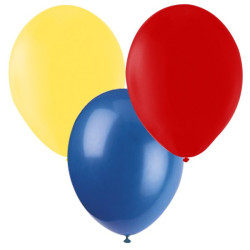 Ballonger Röd, Gul, Blå