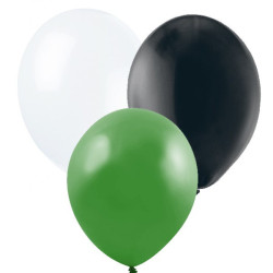 Ballonger Grön, Vit, Svart