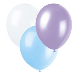 Ballonger Vit, Lila, Ljusblå