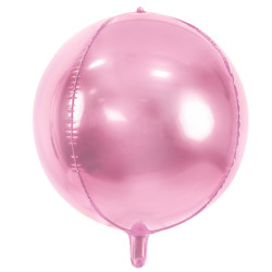 Rund Folieballong Rosé