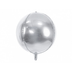 Folieballong Rund Silver