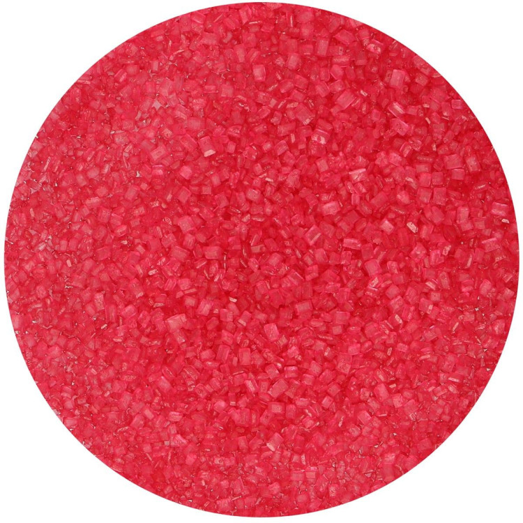 Sockerkristaller Röd