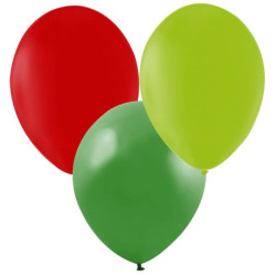 Ballonger Röd, grön, lime