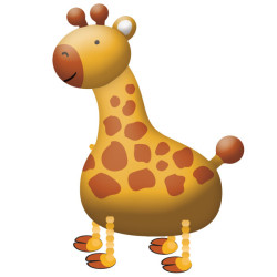 Airwalker Folieballong Giraff