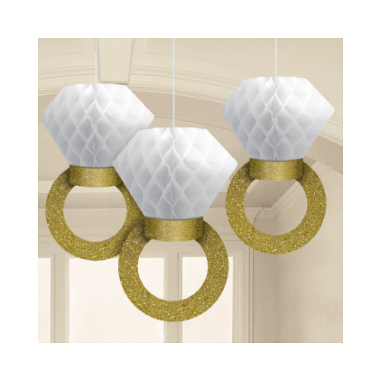 Honeycombs - Ringar - 3-pack