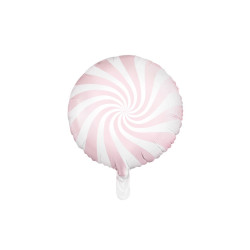 Folieballong Karamell 35 cm Ljusrosa