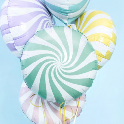 Folieballong Karamell 35 cm Mint