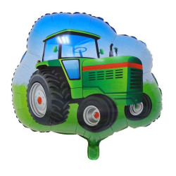Folieballong Grön Traktor