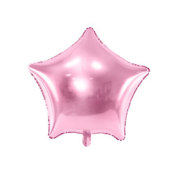 Folieballong Stjärna Rosa