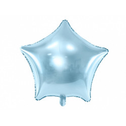 Folieballong Ljusblå Stjärna