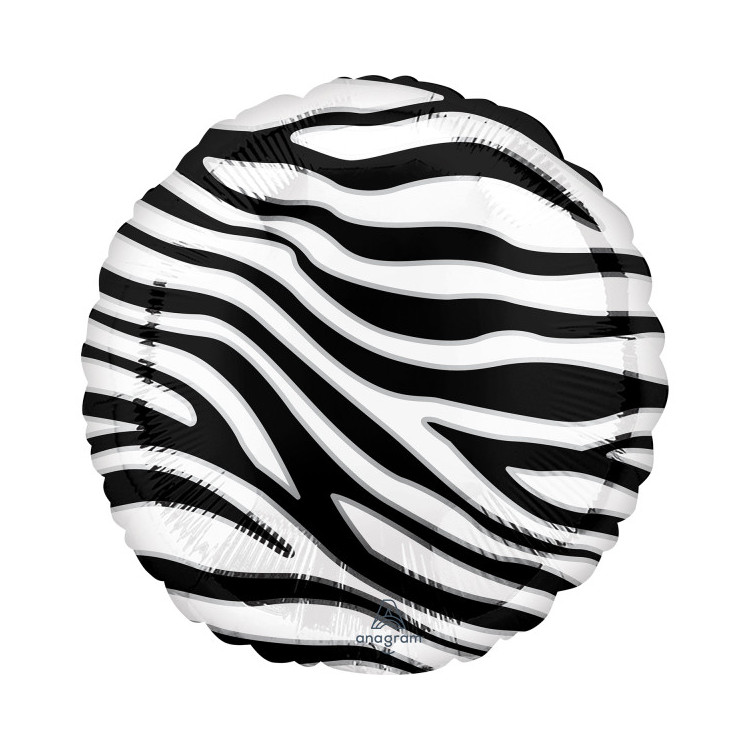 Folieballong Zebramönster