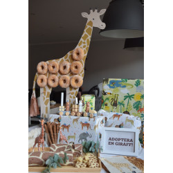 Donut Vägg Giraff