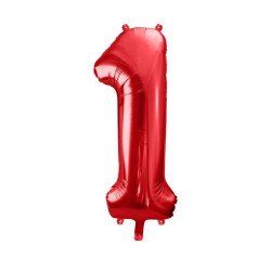 Sifferballonger Röd 1
