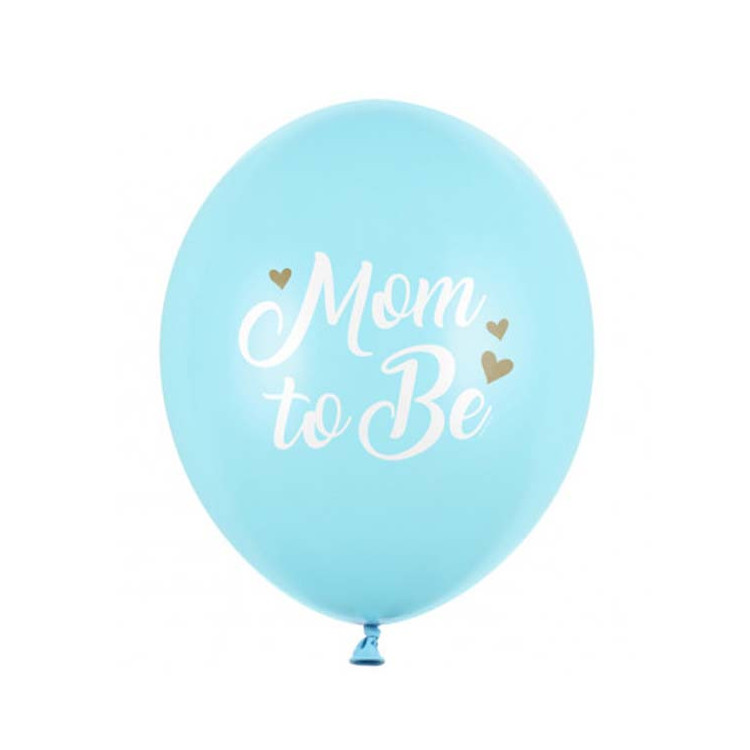 Ballonger Bayshower - Mom to Be, Ljusblå