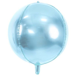 Rund Folieballong Ljusblå