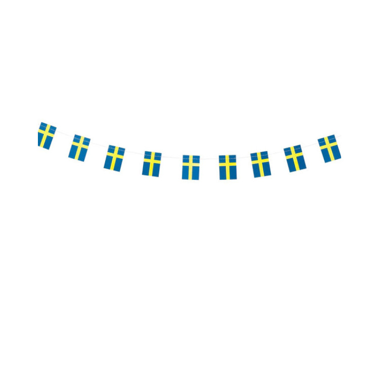 Flaggirlang Mini Svenska Flaggan