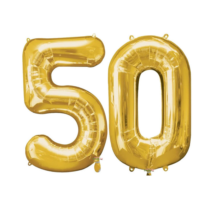 Ballongkit Guld 50 År
