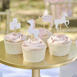 Cupcake Toppers Prinsessa 12 pack