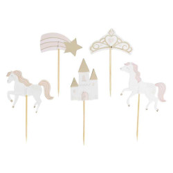 Cupcake Toppers Prinsessa 12 pack