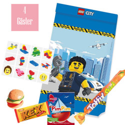 Godispåsar Lego City med innehåll för 4 barn