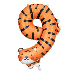 Sifferballong 9 Tiger