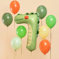 Sifferballong 7 Krokodil