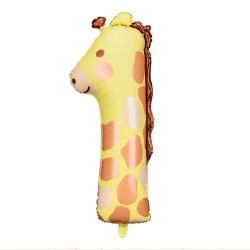 Sifferballong 1 Giraff