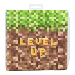 Servetter Minecraft Kalas Level Up 16-pack