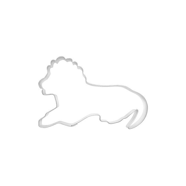 Kakform liggandes lejon